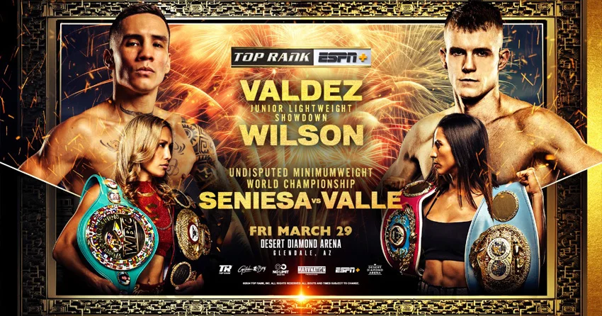 Valdez vs. Wilson 3月29日拳击直播预告