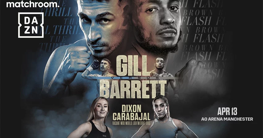 4月13日拳击比赛直播预告Jordan Gill vs Zelfa Barrett
