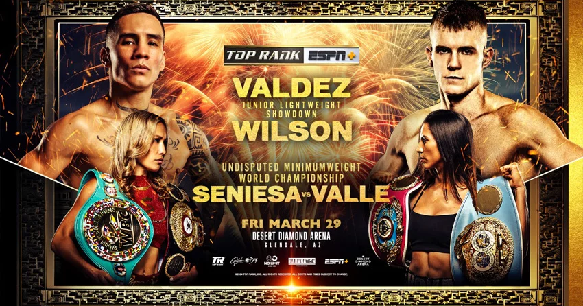 Valdez vs. Wilson 3月29日拳击直播预告